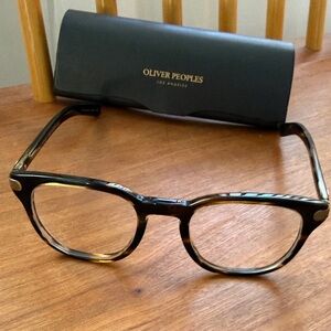 Oliver Peoples 25th Anniversary Brown Tortoise Glasses